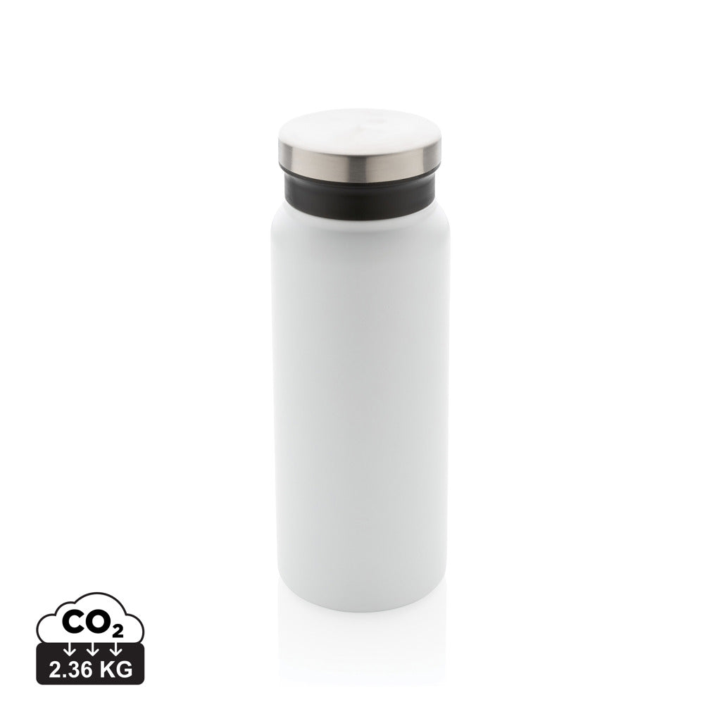 RCS recycelte Stainless Steel Vakuumflasche 600ml – weiß