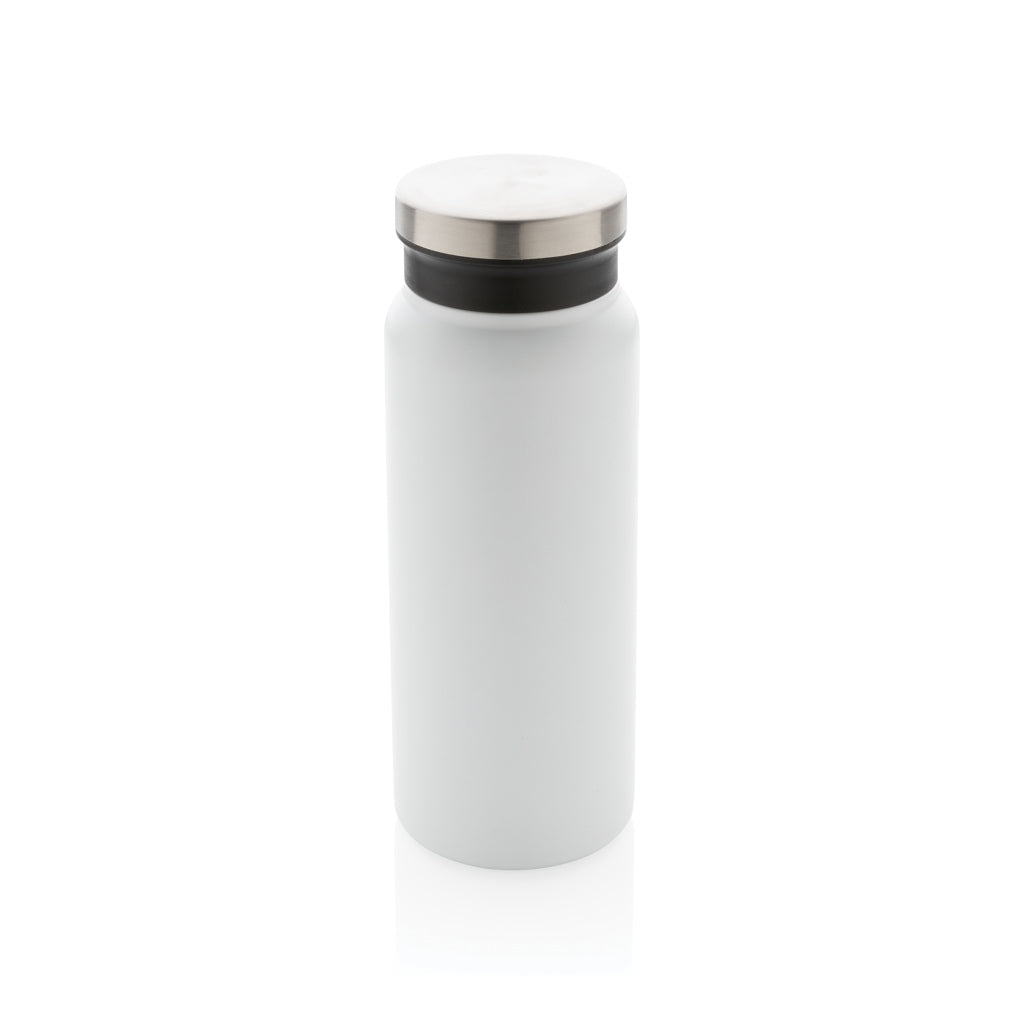 RCS recycelte Stainless Steel Vakuumflasche 600ml – weiß