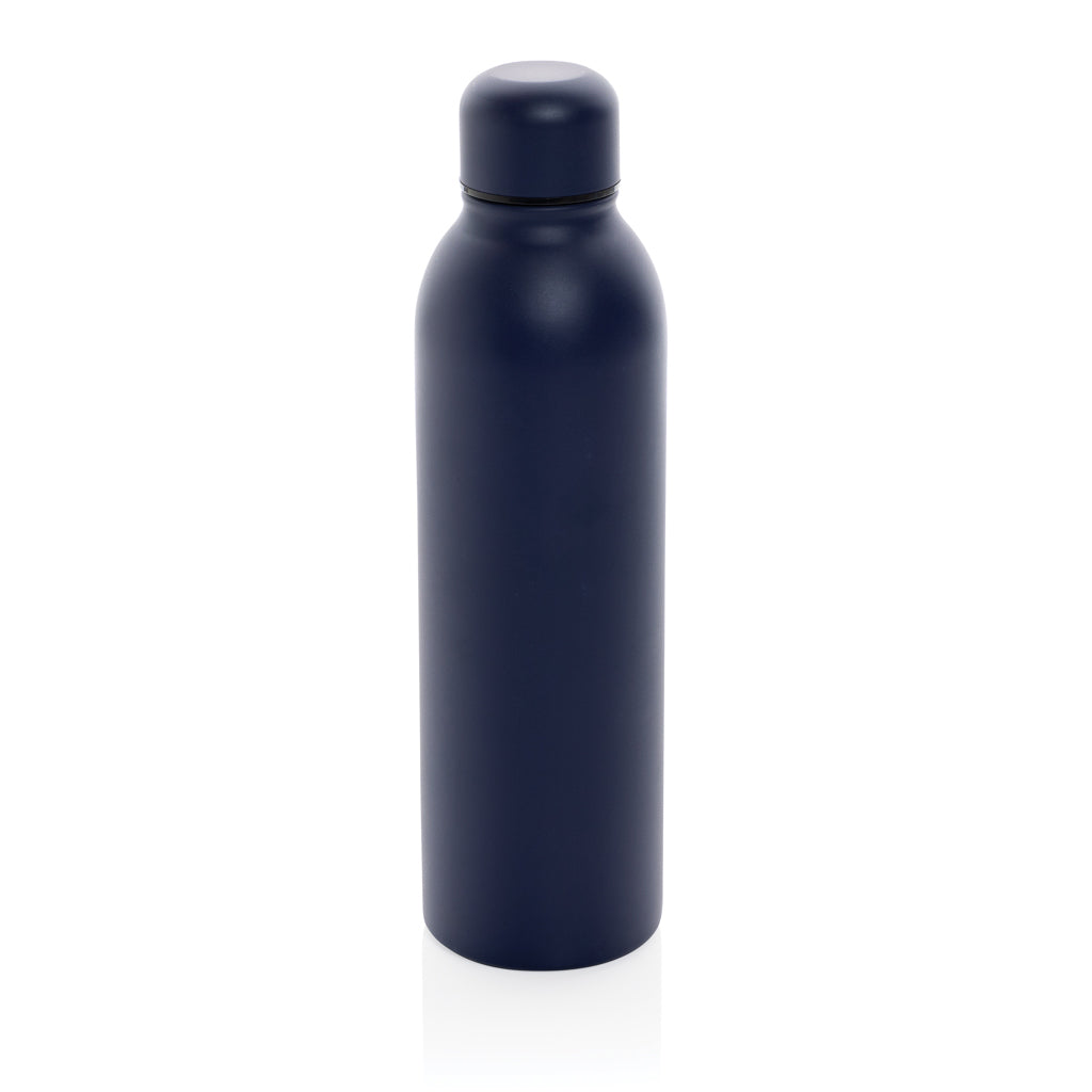 RCS recycelte Stainless Steel Vakuumflasche – navy blau