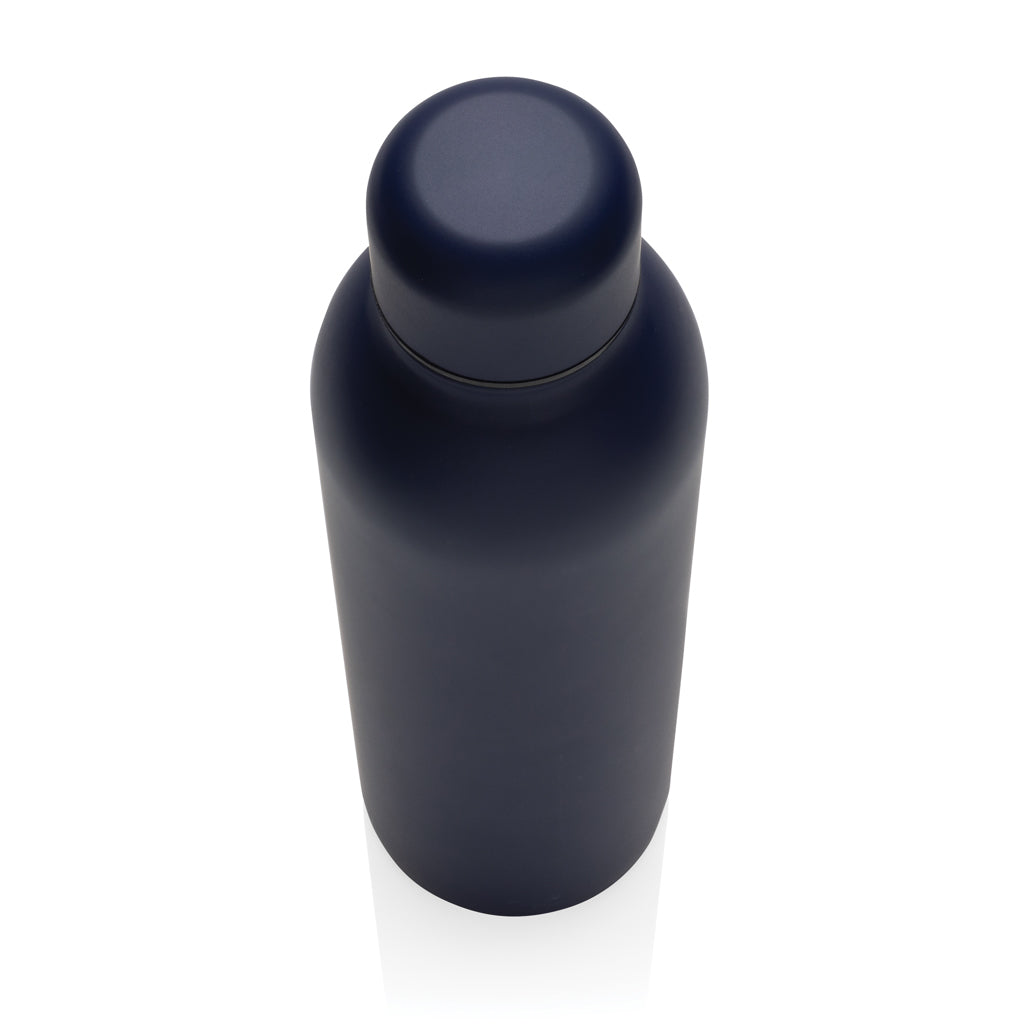 RCS recycelte Stainless Steel Vakuumflasche – navy blau
