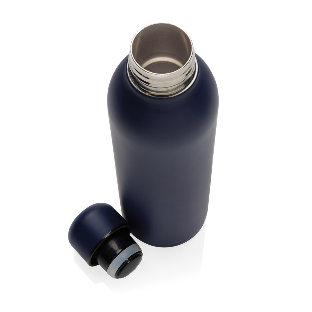 RCS recycelte Stainless Steel Vakuumflasche – navy blau