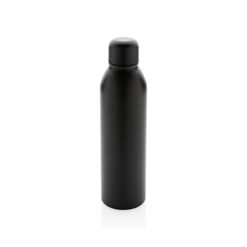 RCS recycelte Stainless Steel Vakuumflasche – schwarz