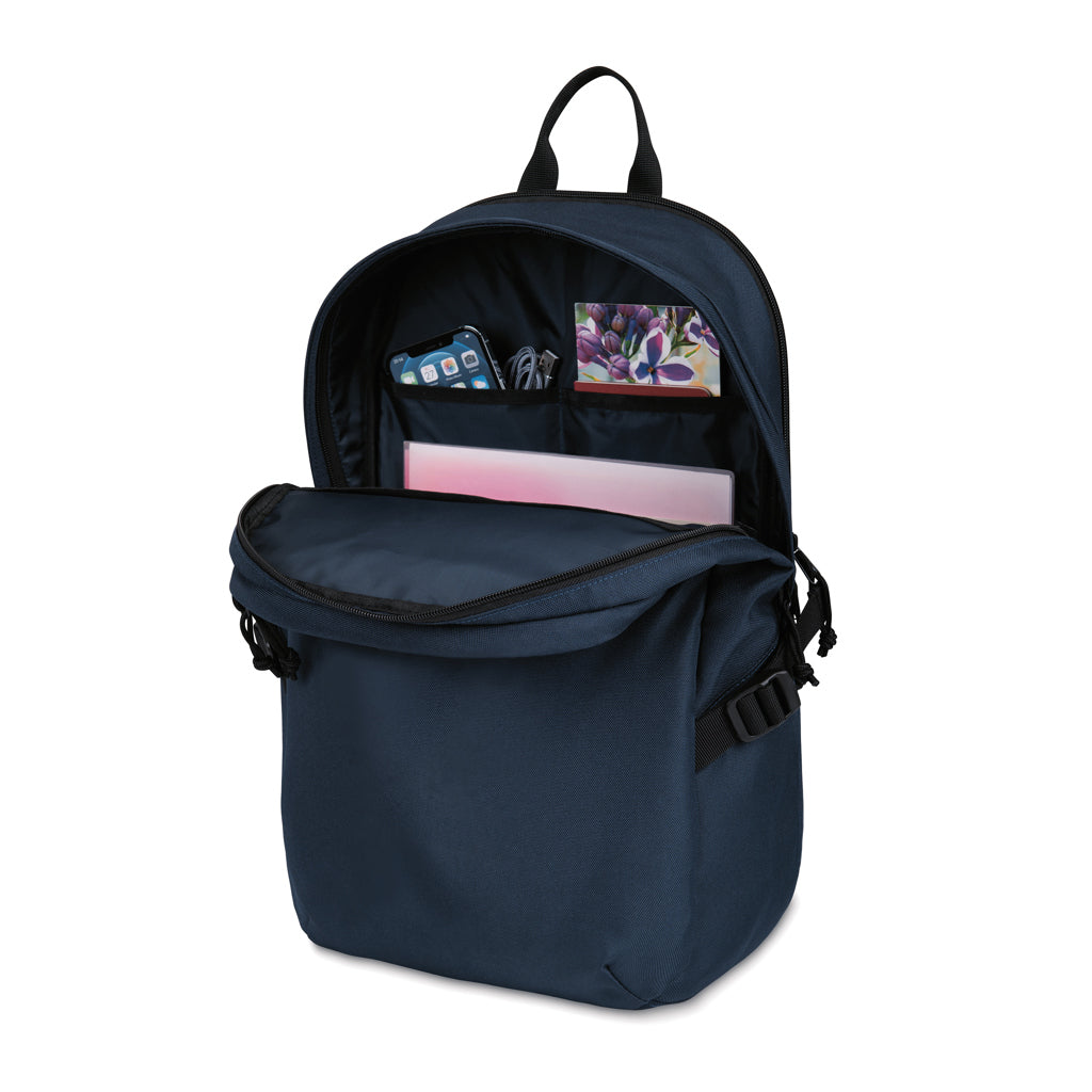 Renew AWARE™ rPET 15'' Laptop-Rucksack – navy blau