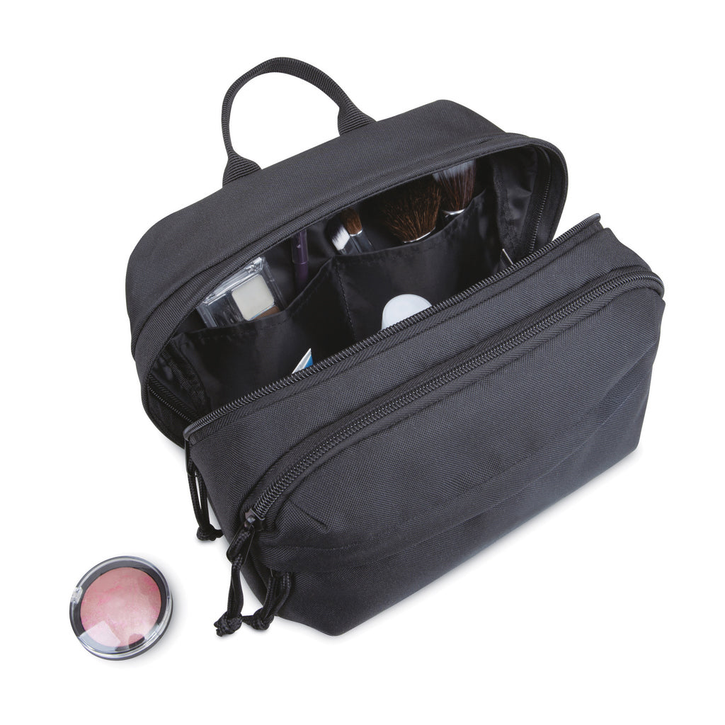 Renew AWARE™ rPET Kosmetiktasche – schwarz