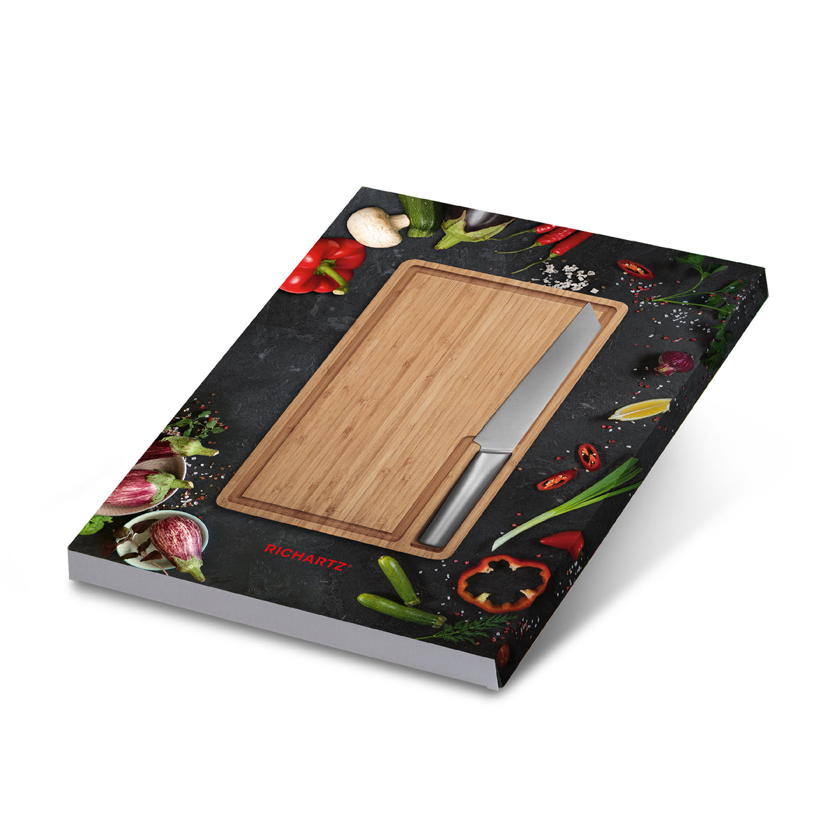 RICHARTZ CHEF de cuisine Chefmesser mit Schneidbrett – Verpackung