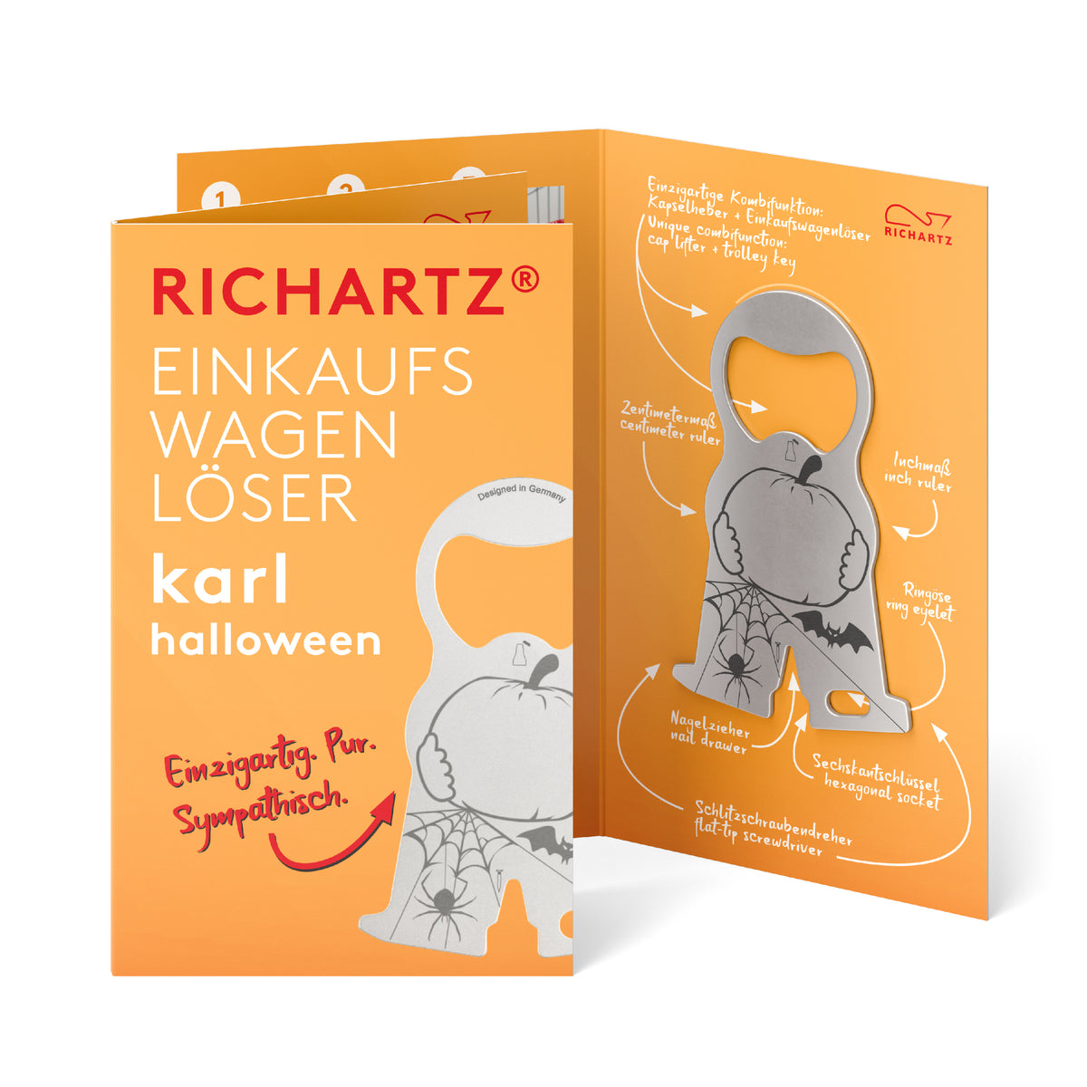 RICHARTZ Einkaufswagenlöser karl halloween für Halloween – Verpackung