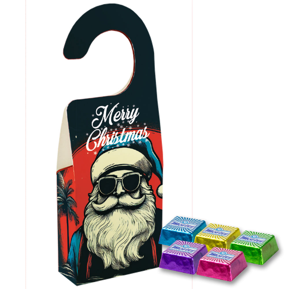 Schokolade und Mandeln in der Türhänger Box – Schoko Eiskonfekt, ca. 45 g