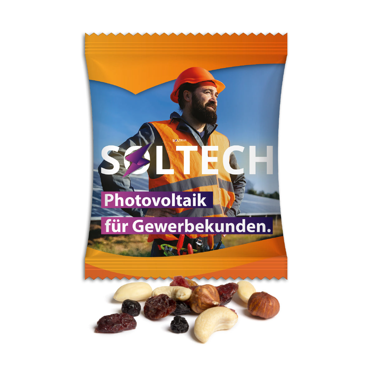 Seeberger Nuts'n Berries im bedruckten Werbetütchen