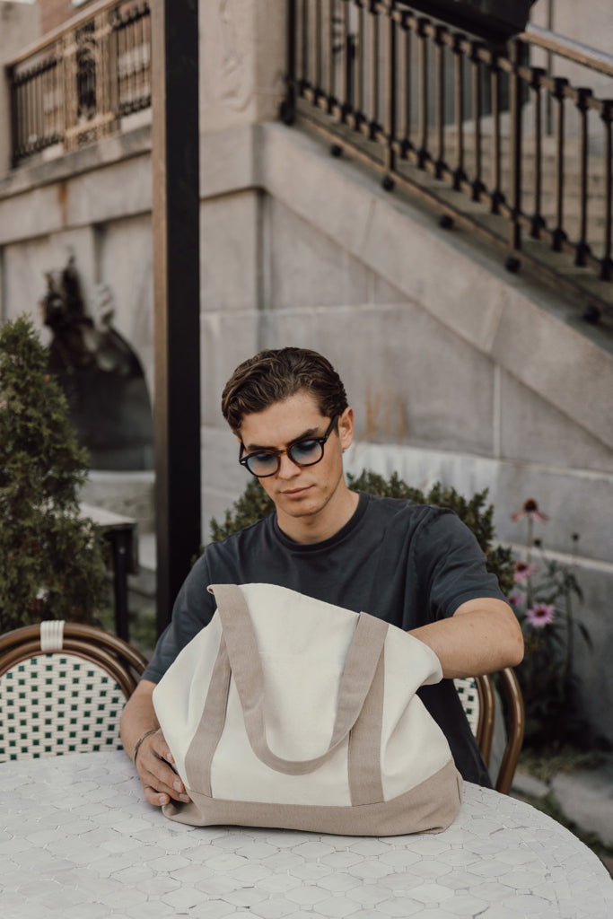 SHOP LOCAL AWARE™ Tasche aus recycelter Baumwolle, 350g/m²