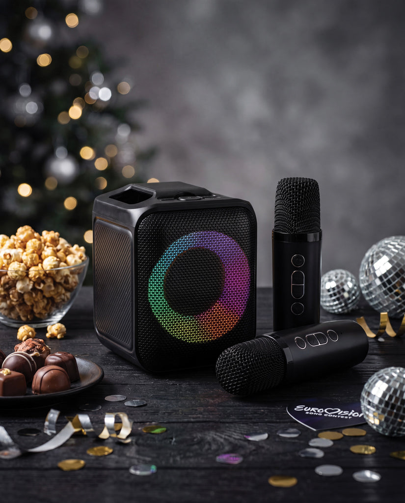 Singvibe Karaoke-Set mit Doppelmikrofon aus RCS rec. ABS