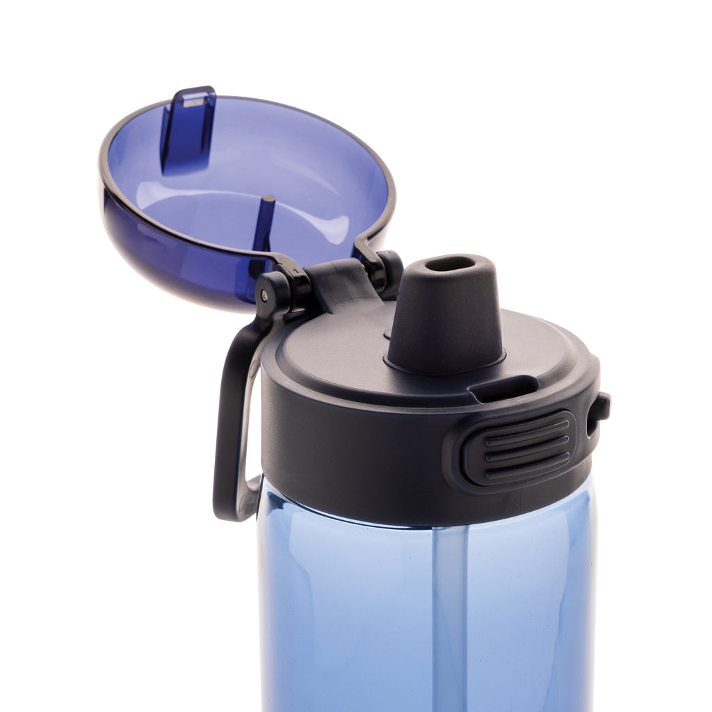 Sip'nLock RCS rPET auslaufsichere Sport-Trinkflasche 800ml – navy blau