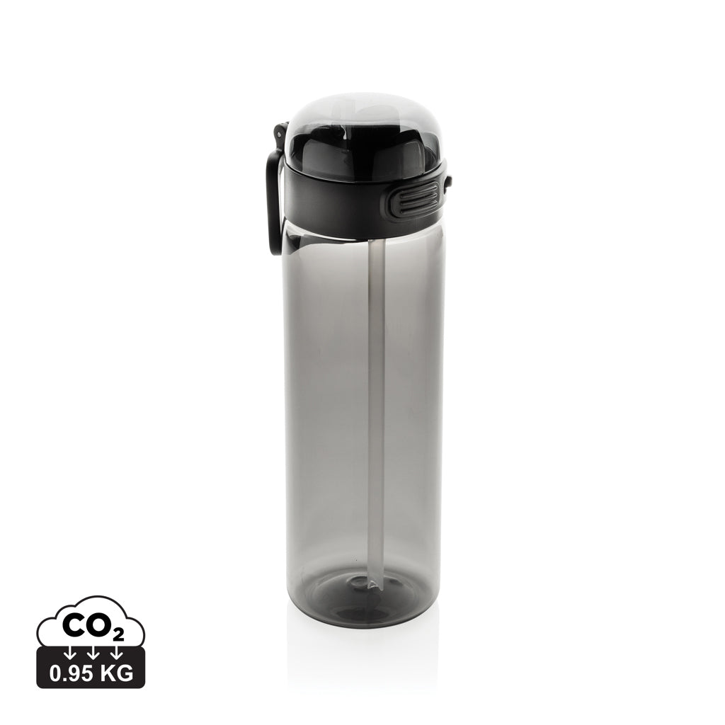 Sip'nLock RCS rPET auslaufsichere Sport-Trinkflasche 800ml – schwarz