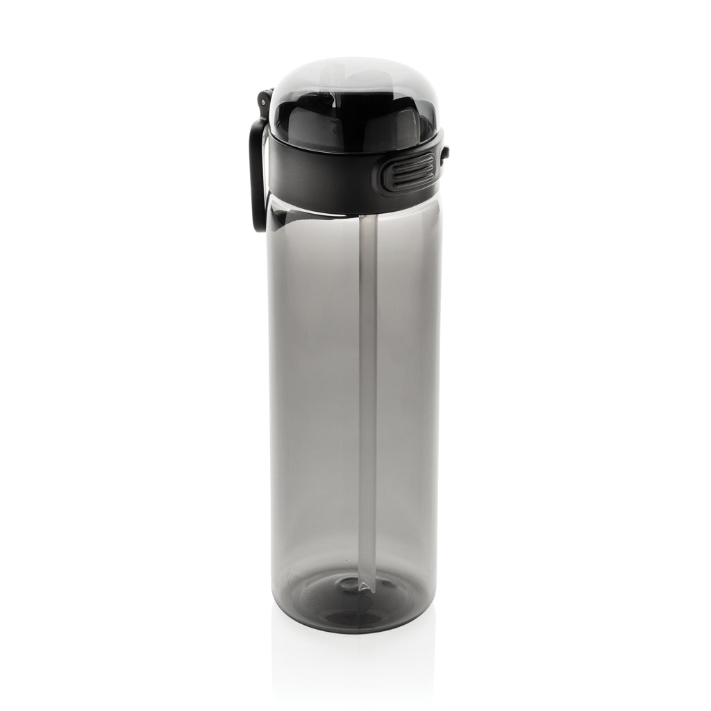 Sip'nLock RCS rPET auslaufsichere Sport-Trinkflasche 800ml – schwarz