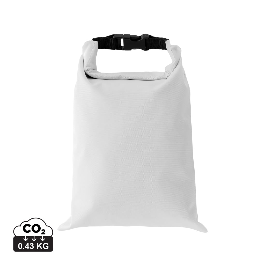 Snackstrap faltbarer Lunchbag aus AWARE™ rPET 30 x 20cm – weiß