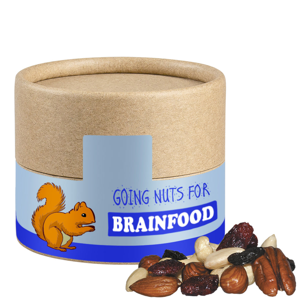 Studentenfutter in der kleinen Kraftpapierdose – Premium Studentenfutter, ca. 40 g