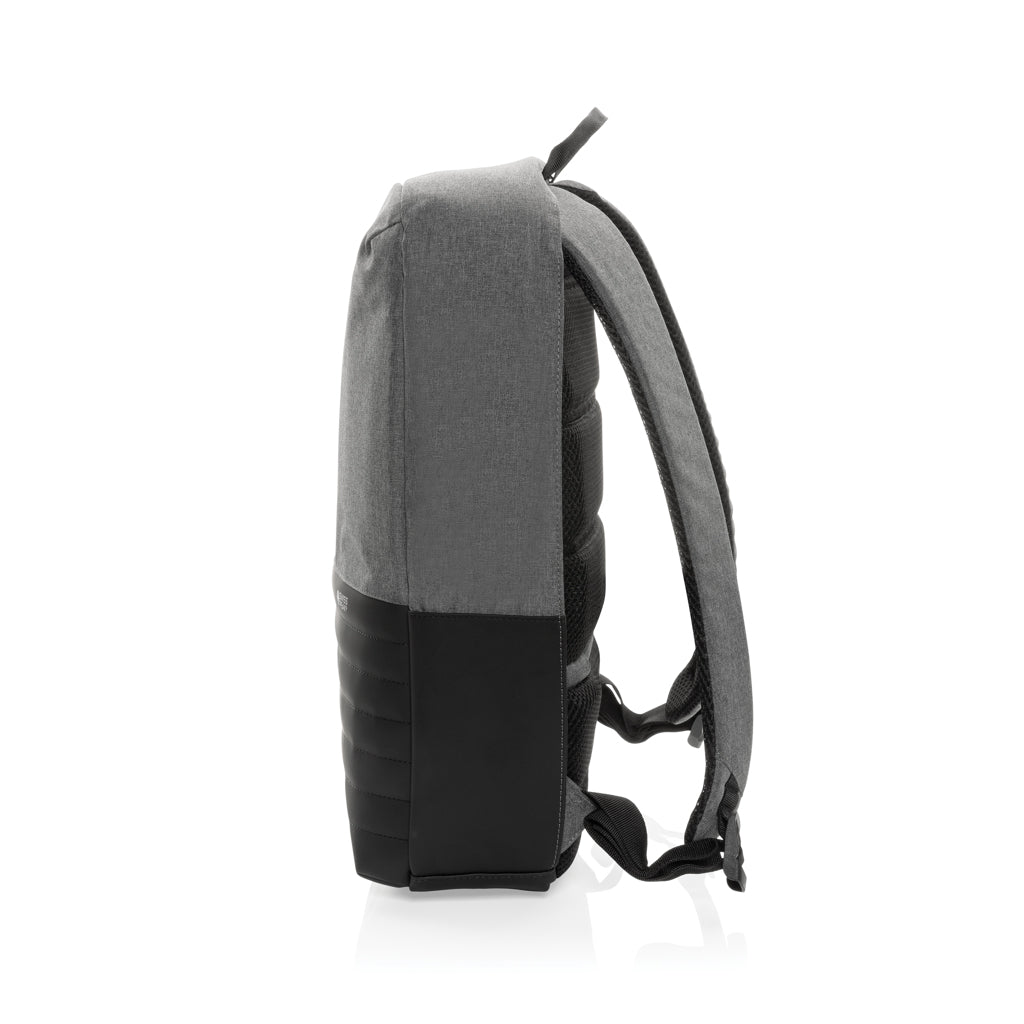 Swiss Peak AWARE™ Anti-Theft-RFID 15.6"-Laptop-Rucksack – grau