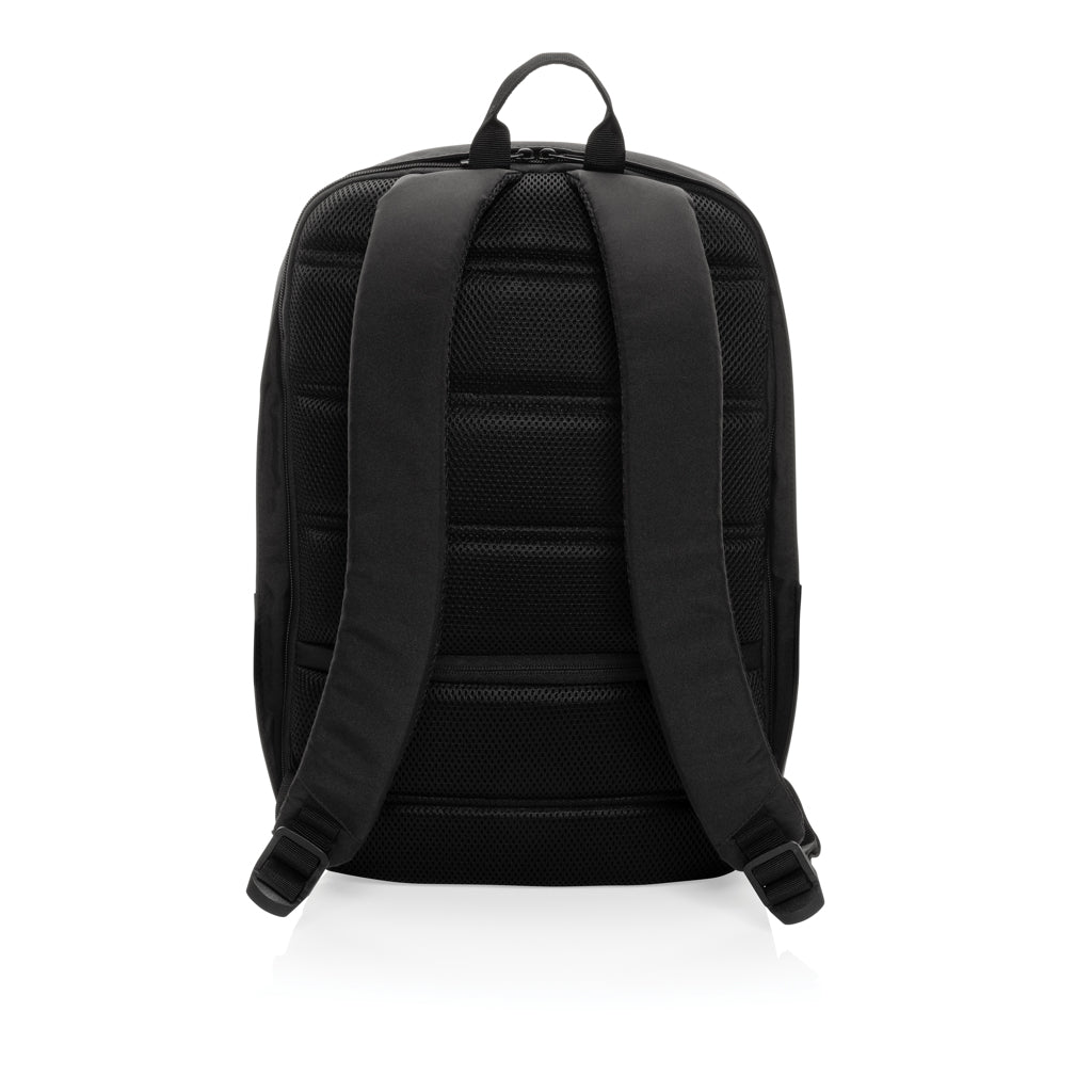 Swiss Peak AWARE™ Anti-Theft-RFID 15.6"-Laptop-Rucksack – schwarz