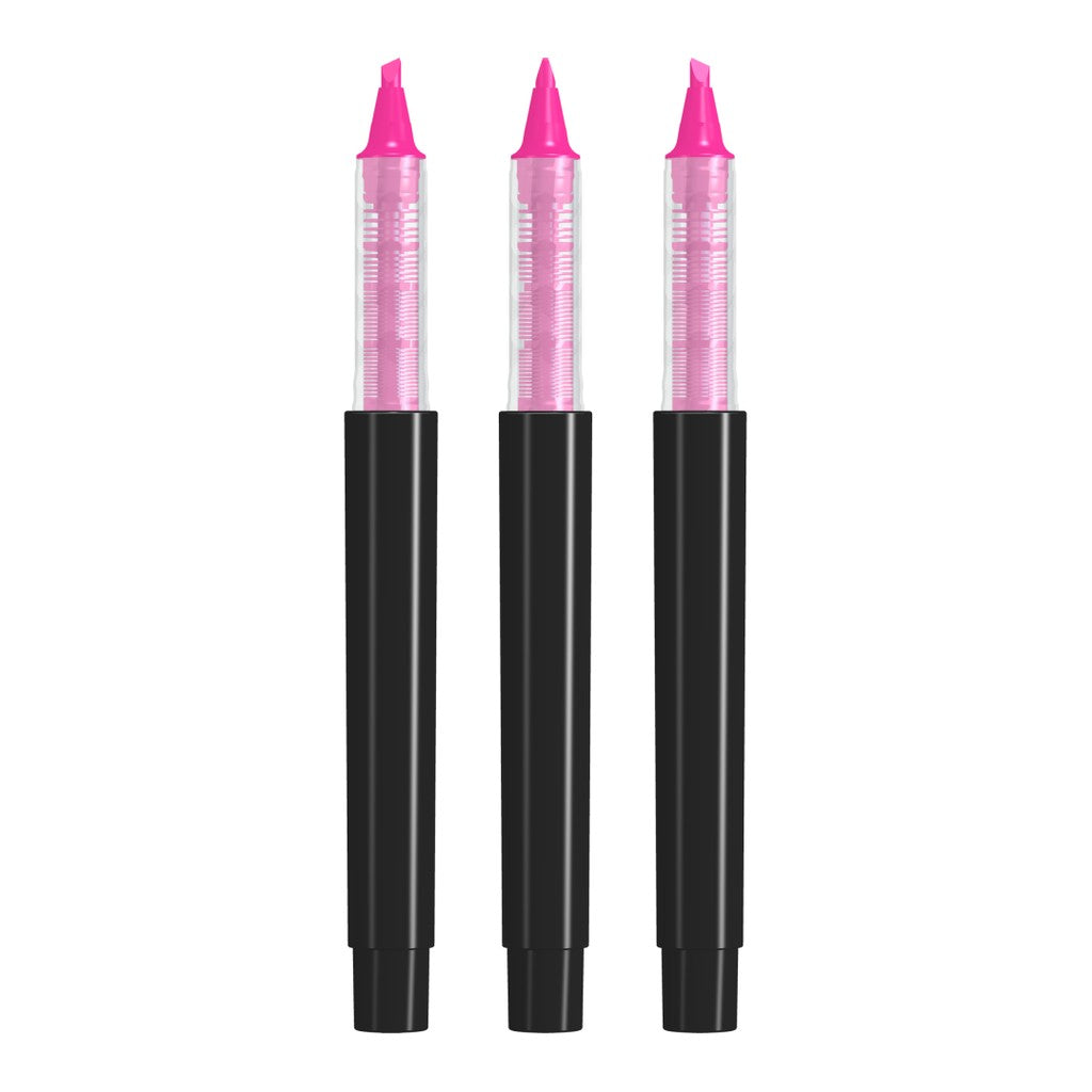 Textmarker gedeckt mit Keilspitze – Neonmagenta