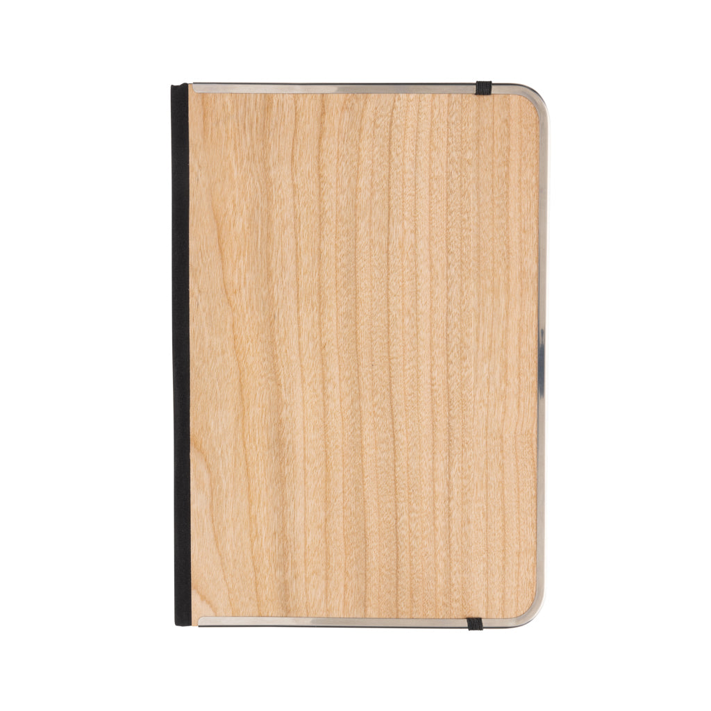 Treeline A5 Deluxe Notizbuch mit Holzeinband – braun