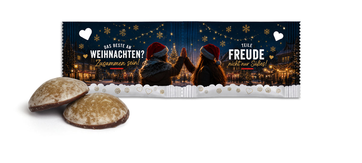 Twinset mit Mini Contrella in zwei verbundenen bedruckten Tütchen