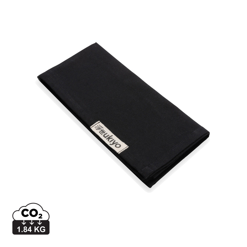 Ukiyo Aware™ 180gr rCotton 4-tlg. Servietten-Set – schwarz