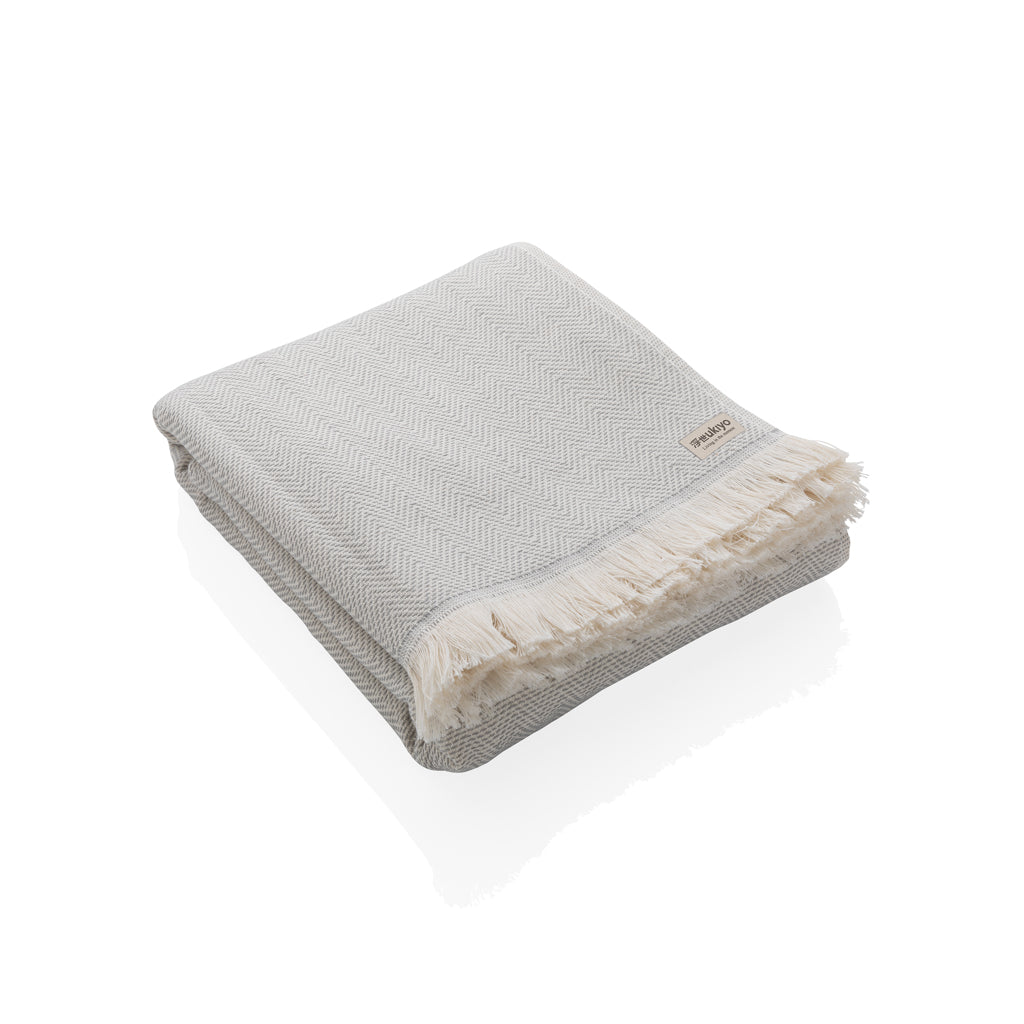 Ukiyo Hisako AWARE™ Four Seasons Handtuch/Decke 100x180cm – grau
