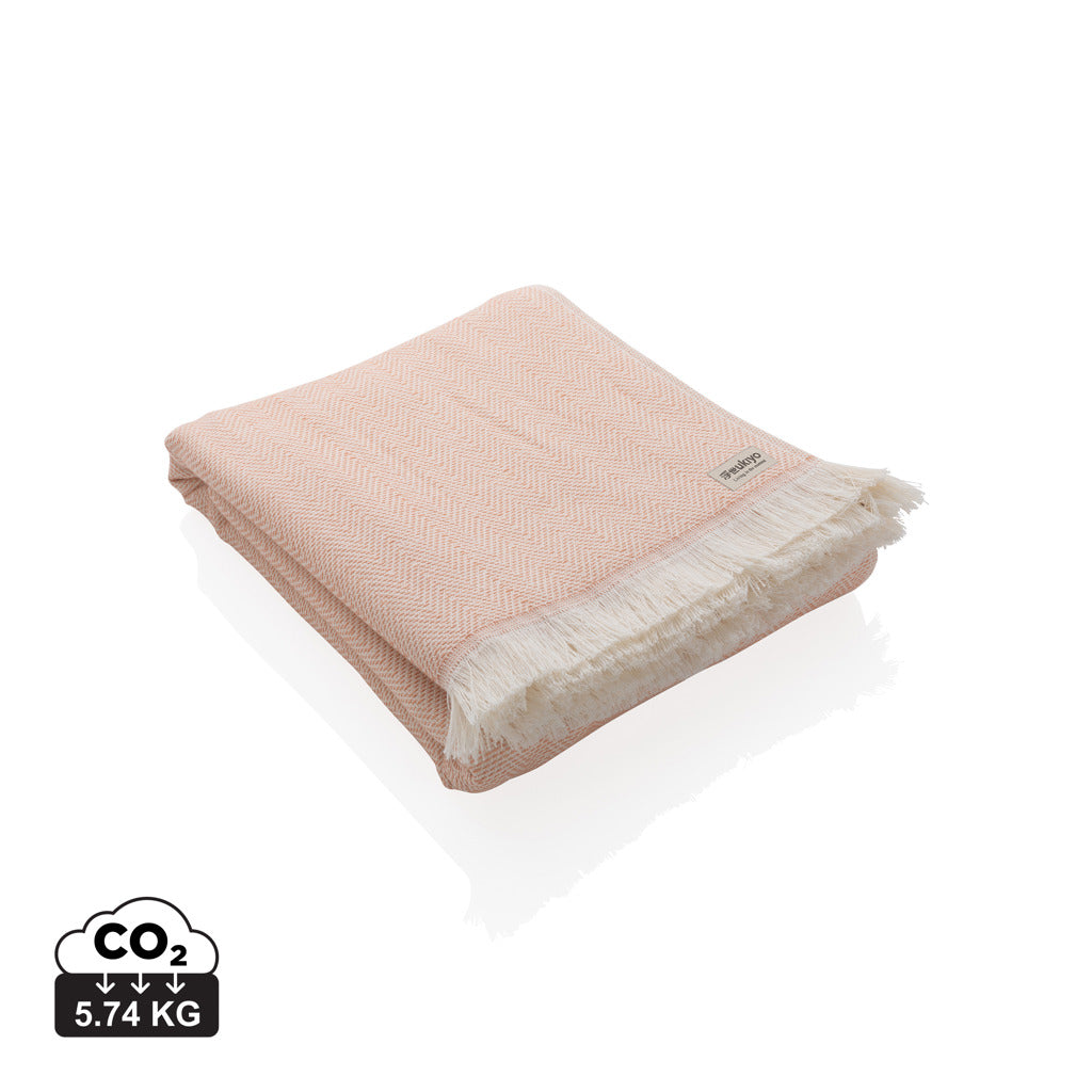 Ukiyo Hisako AWARE™ Four Seasons Handtuch/Decke 100x180cm – rosa