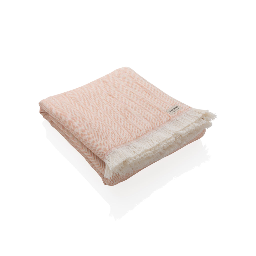 Ukiyo Hisako AWARE™ Four Seasons Handtuch/Decke 100x180cm – rosa