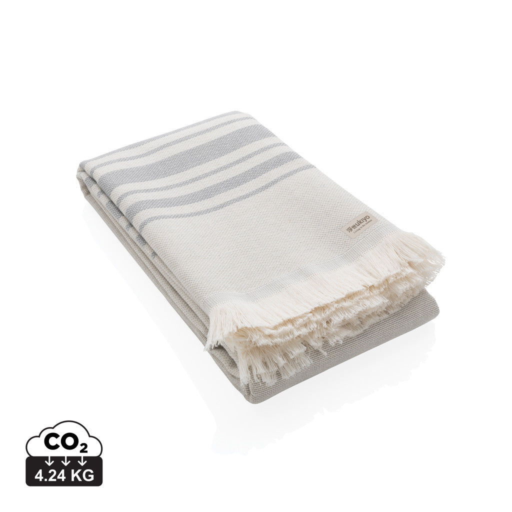 Ukiyo Yumiko AWARE™ Hamamtuch 100x180cm – grau