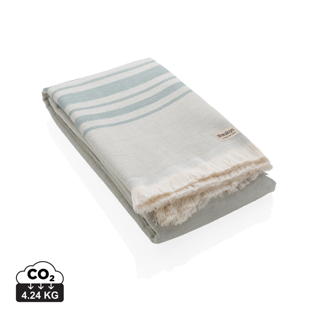 Ukiyo Yumiko AWARE™ Hamamtuch 100x180cm – grün
