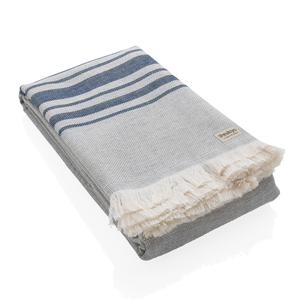 Ukiyo Yumiko AWARE™ Hamamtuch 100x180cm – navy blau