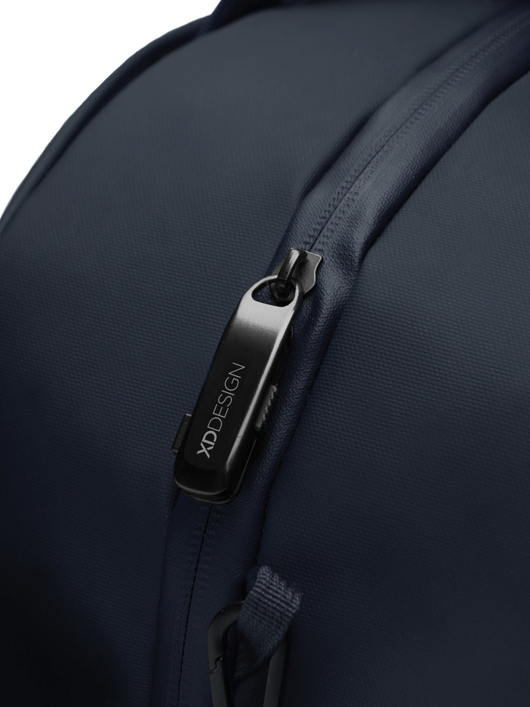 Urban wasserabweisende Wochenendtasche – navy blau