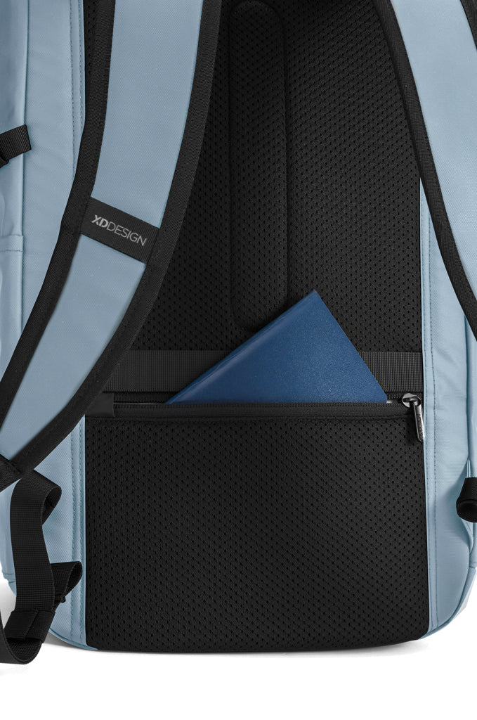 Urban wasserabweisender Anti-Diebstahl Rucksack – blau