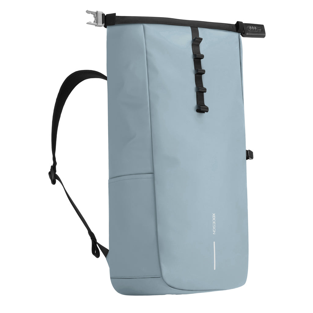 Urban wasserabweisender Anti-Diebstahl Rucksack – blau