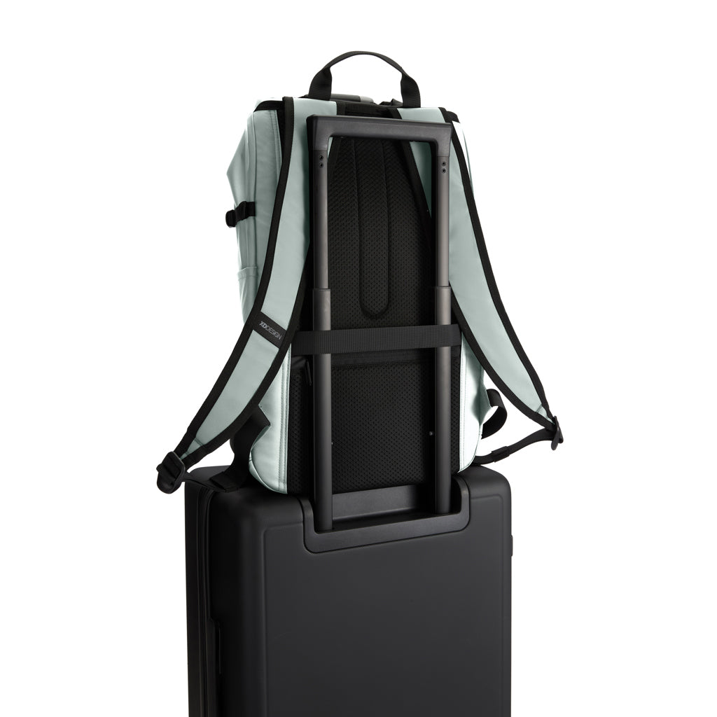 Urban wasserabweisender Anti-Diebstahl Rucksack – Iceberg green