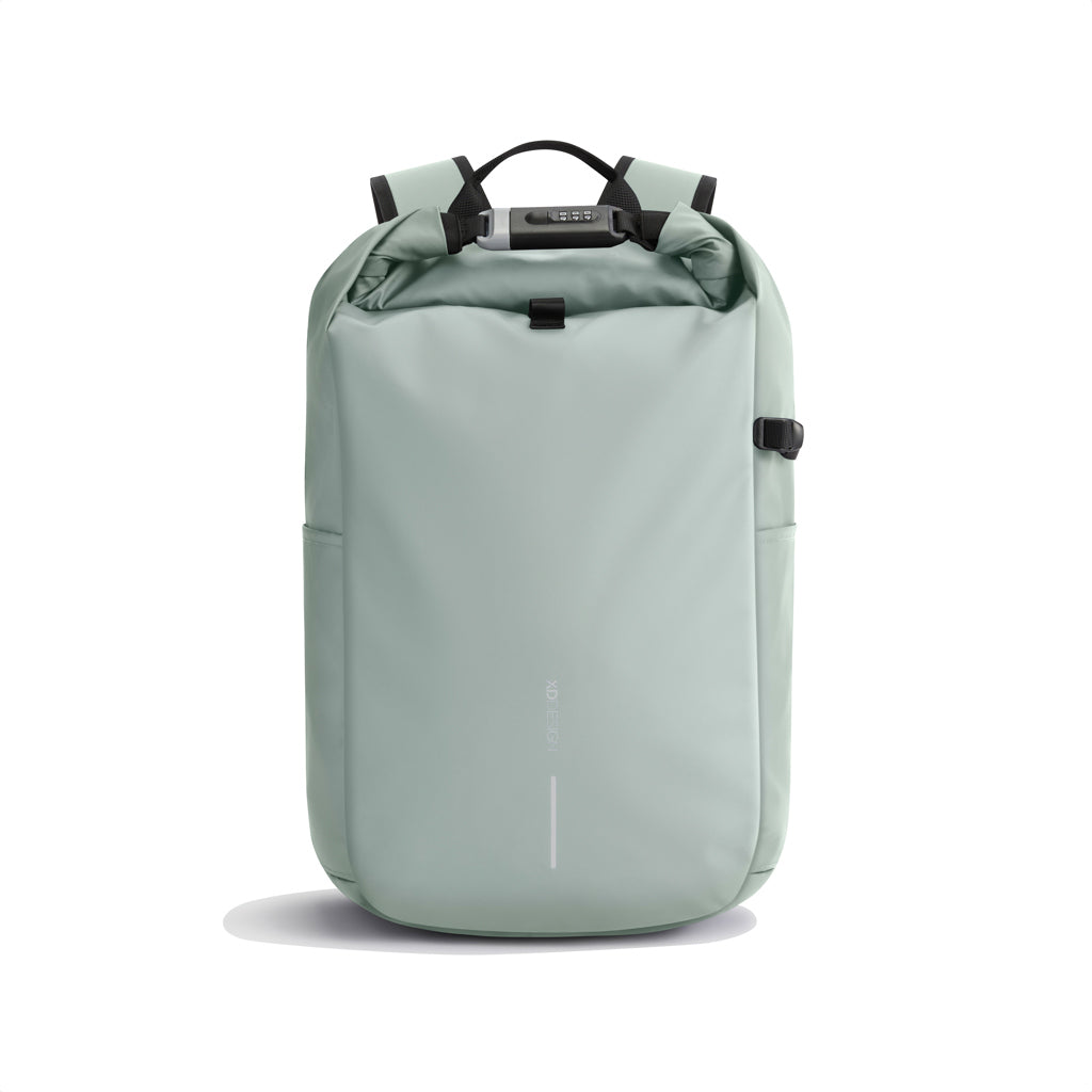 Urban wasserabweisender Anti-Diebstahl Rucksack – Iceberg green