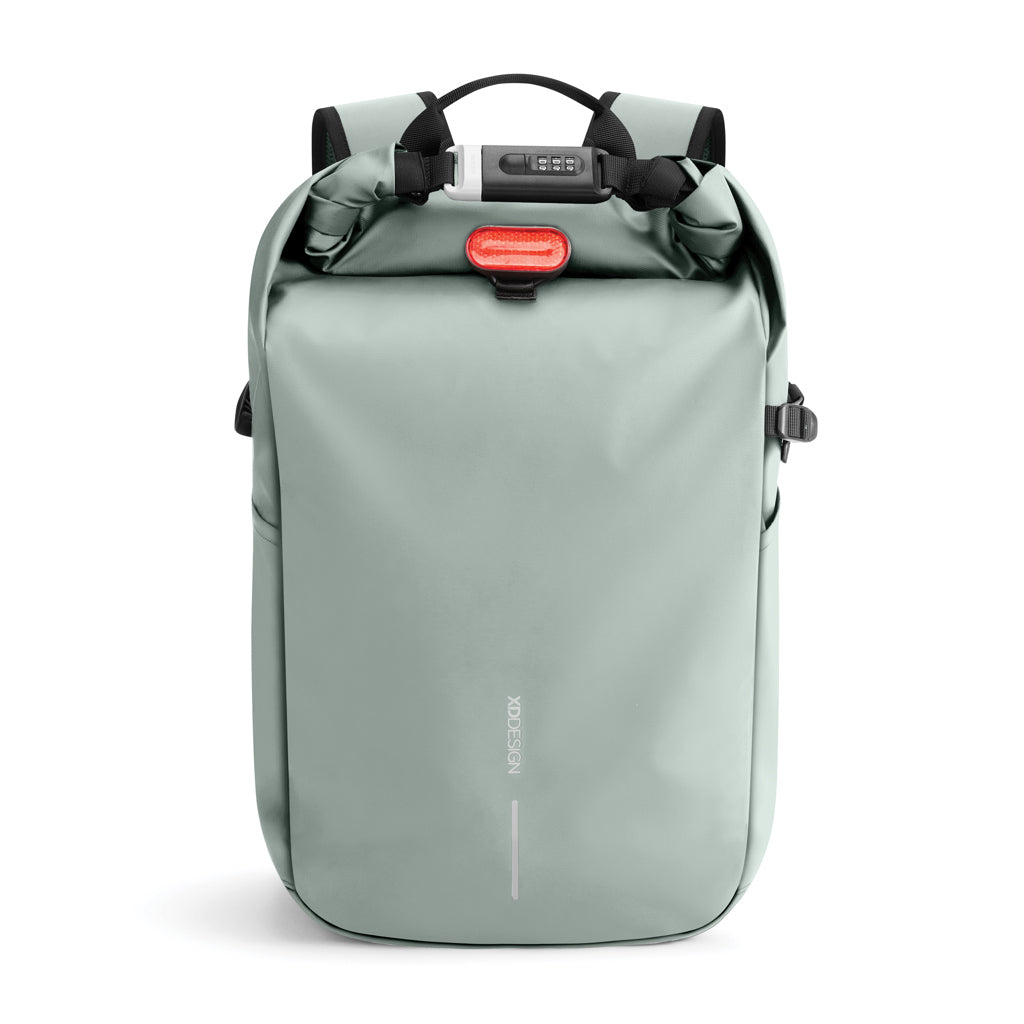 Urban wasserabweisender Anti-Diebstahl Rucksack – Iceberg green