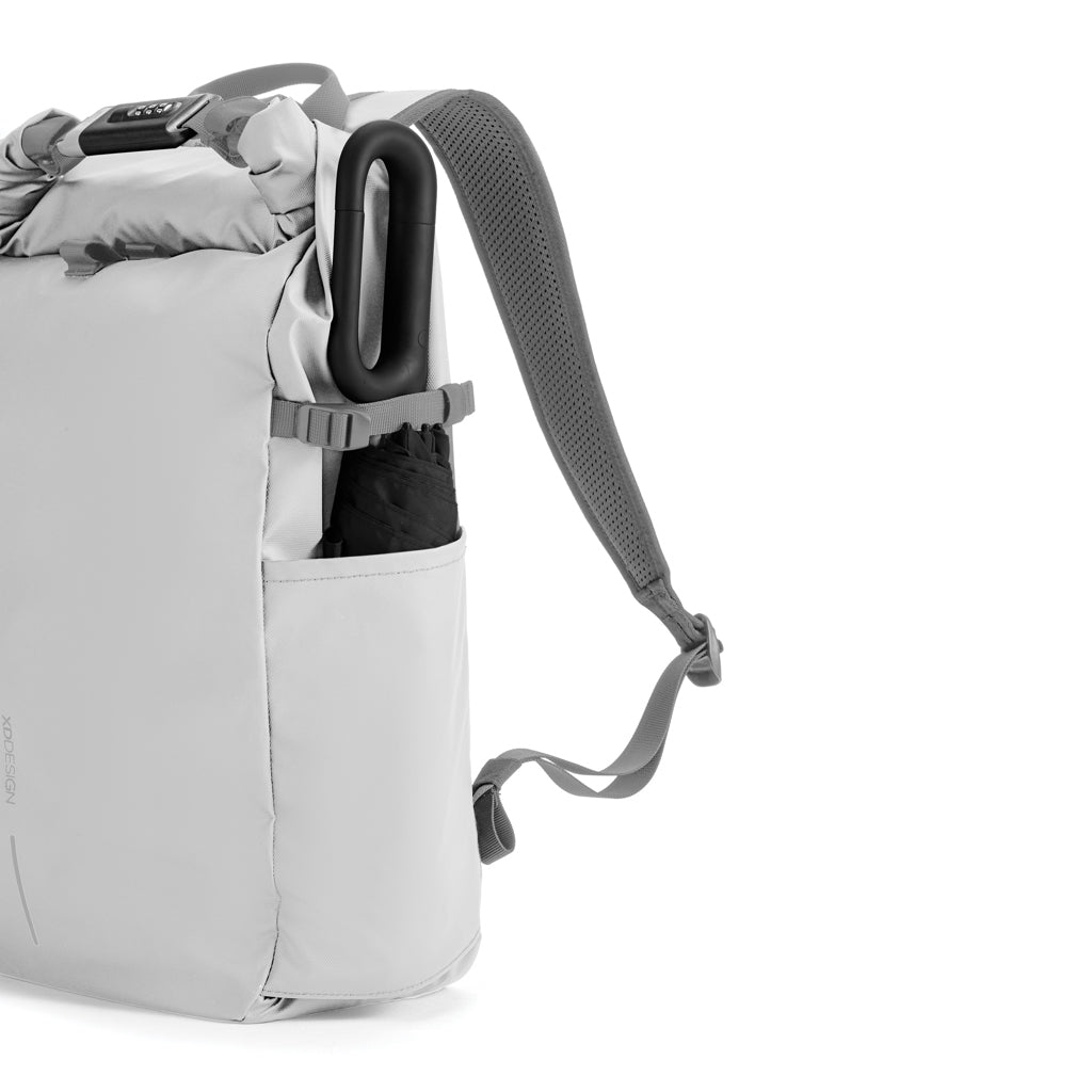 Urban wasserabweisender Anti-Diebstahl Rucksack – off white
