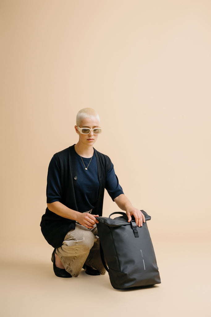 Urban wasserabweisender Flap-Top Rucksack