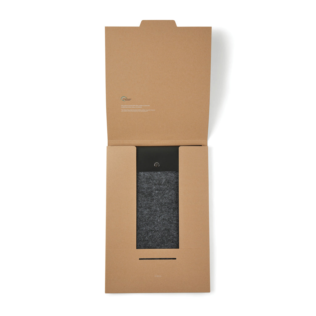 VINGA Albon 17" Laptop-Seeve aus GRS recyceltem Filz