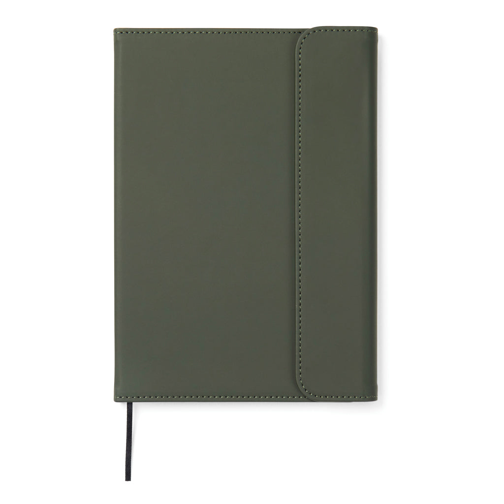 VINGA Baltimore GRS-zertifiziertes Papier & PU-Notizbuch – grün