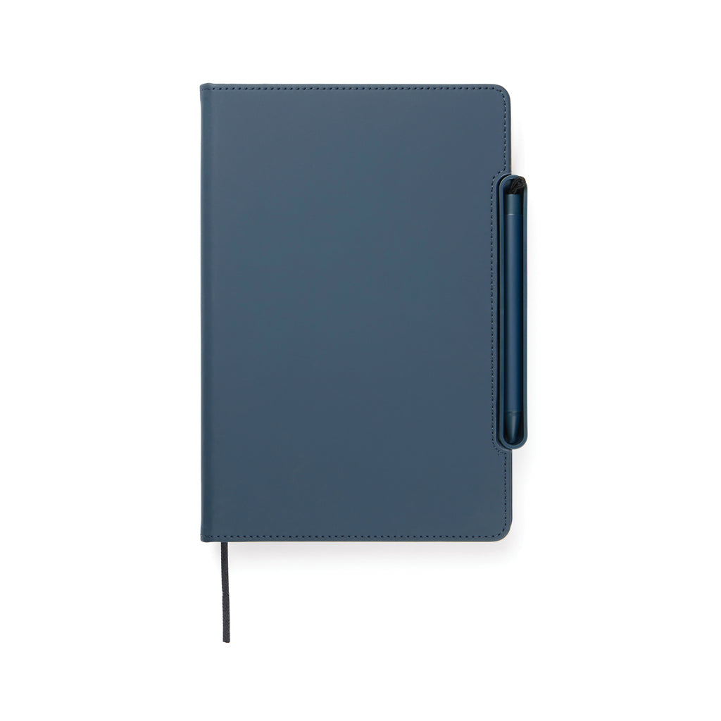 VINGA Baltimore RCS 4-in-1 nachfüllbares Notizbuch – navy blau