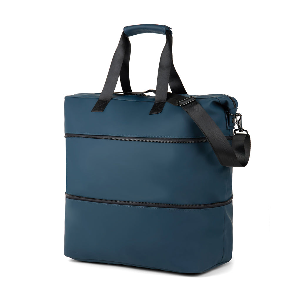 VINGA Baltimore RCS – erweiterbare Wochenendtasche – navy blau