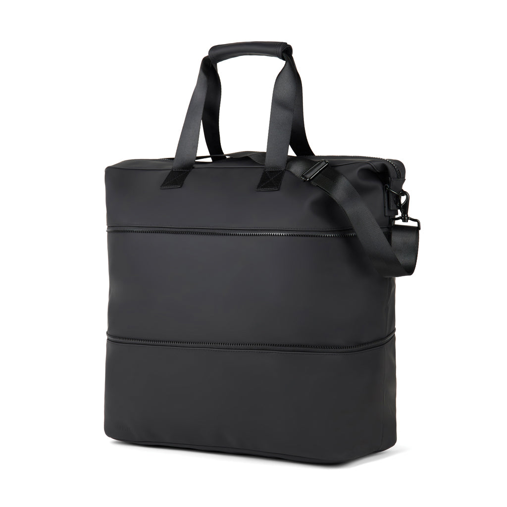 VINGA Baltimore RCS – erweiterbare Wochenendtasche – schwarz