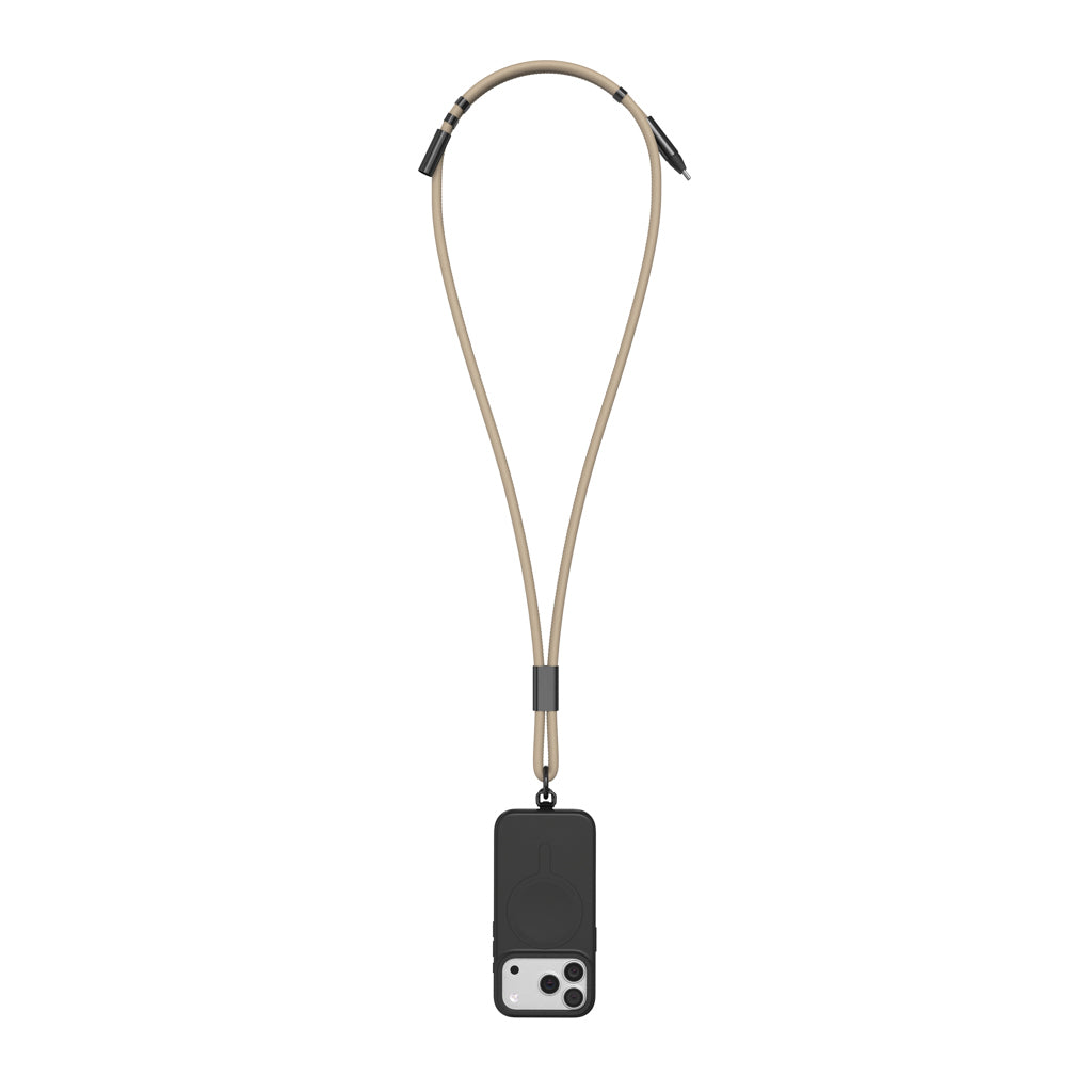 VINGA Baltimore RCS Ladekabel/Lanyard – greige
