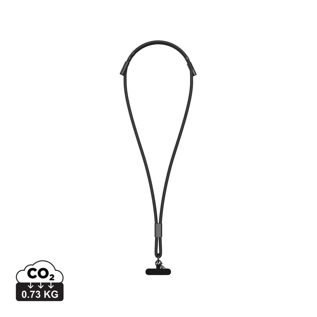 VINGA Baltimore RCS Ladekabel/Lanyard – schwarz