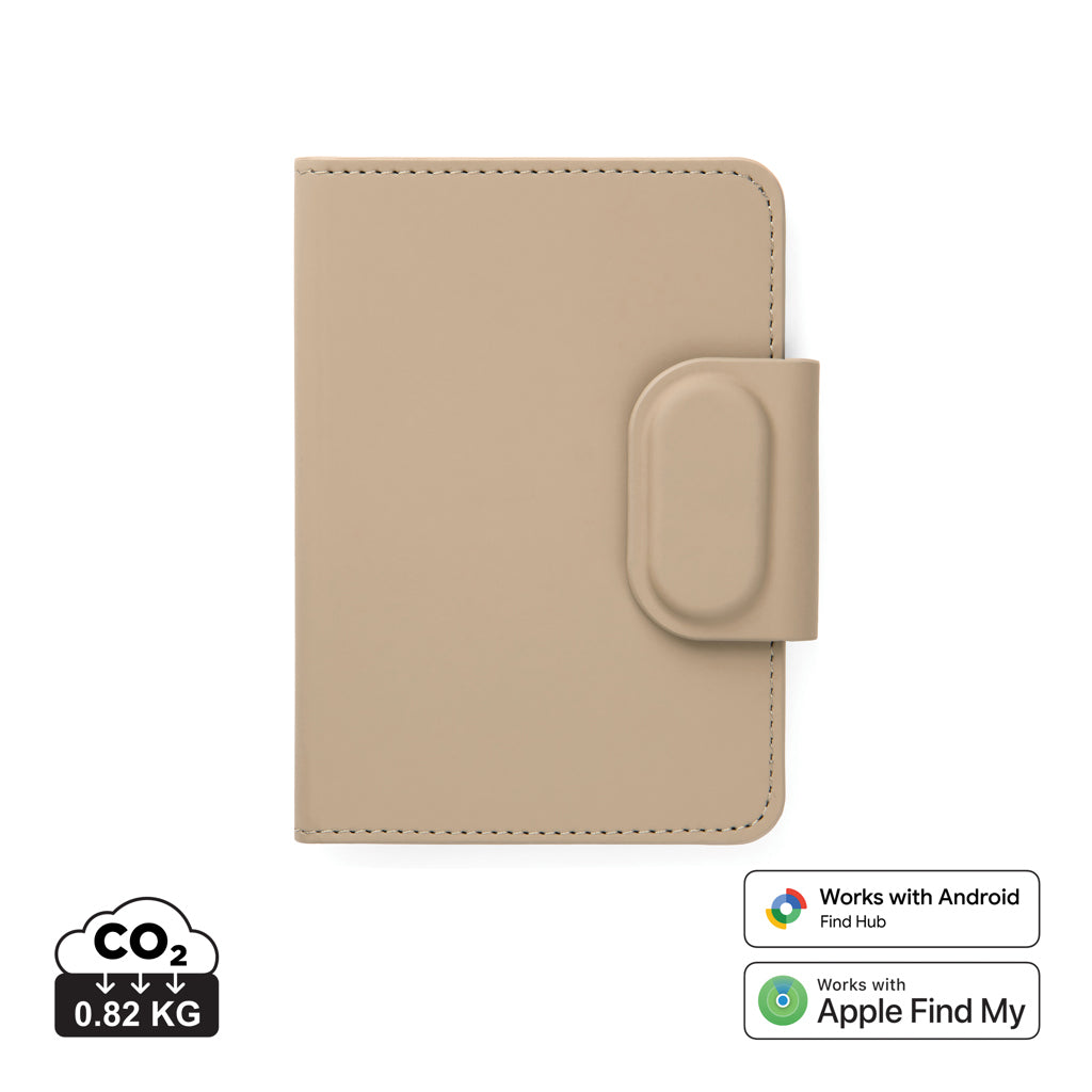 VINGA Baltimore RCS Passport Cover mit Dual-Finder – greige
