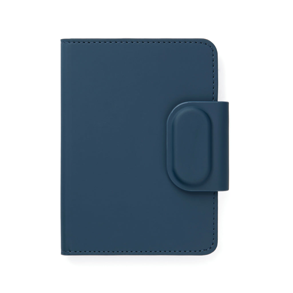 VINGA Baltimore RCS Passport Cover mit Dual-Finder – navy blau