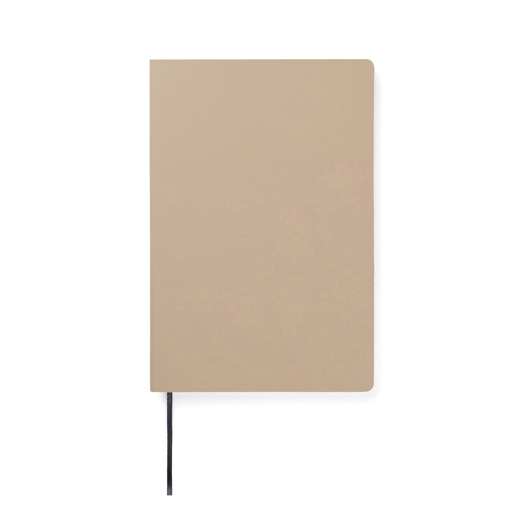 VINGA Baltimore RCS PU Softcover Notizbuch – greige