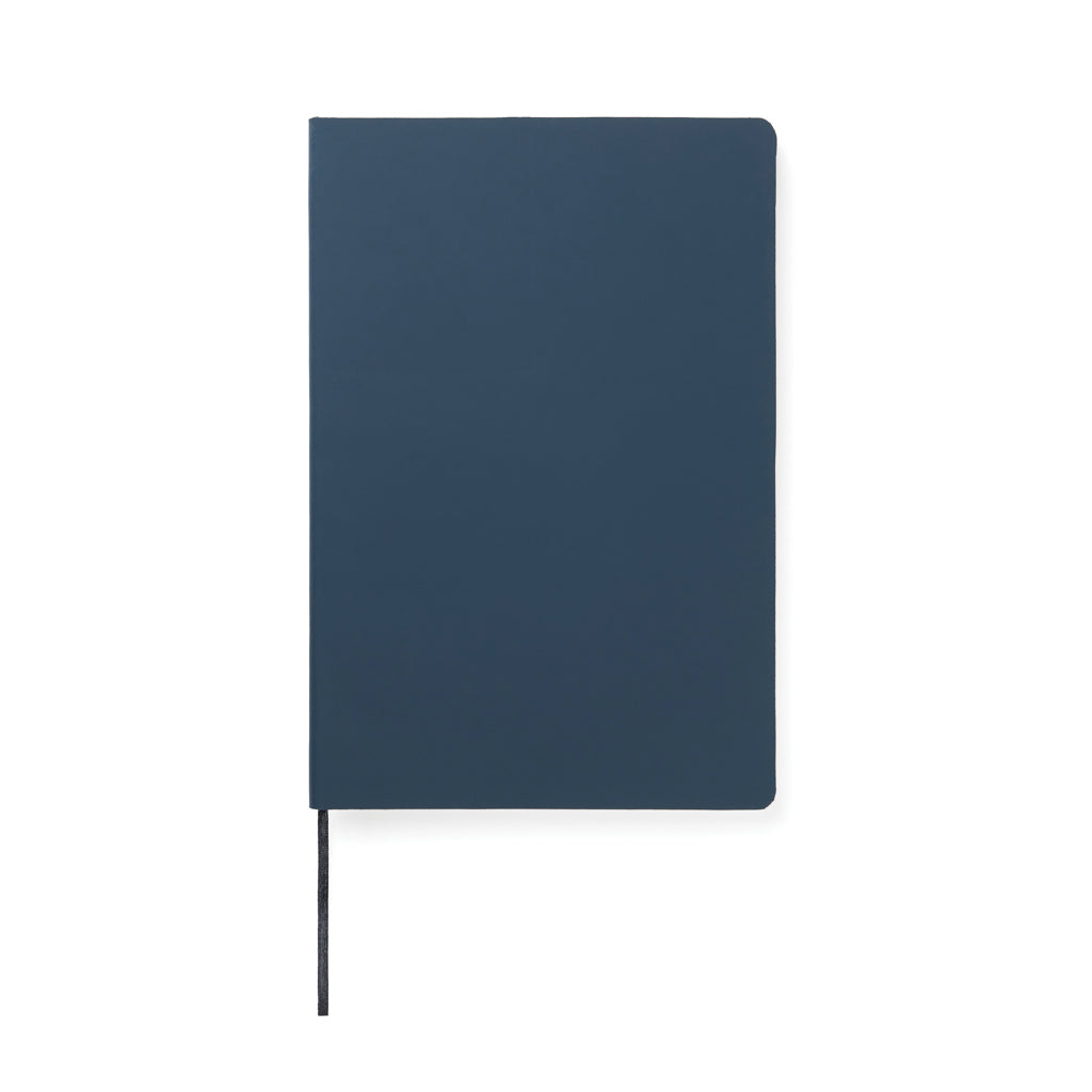VINGA Baltimore RCS PU Softcover Notizbuch – navy blau